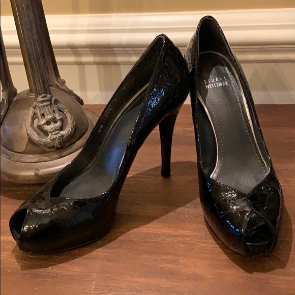Stuart Weitzman PeepToe Heels - Picture 2 of 11